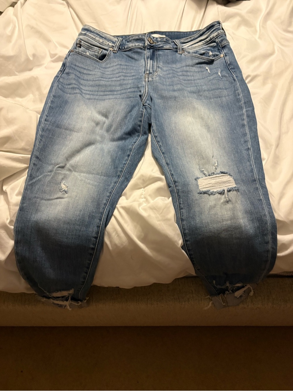 Kancan Maurice’s Distressed Light Blue Women’s Jeans Size 18